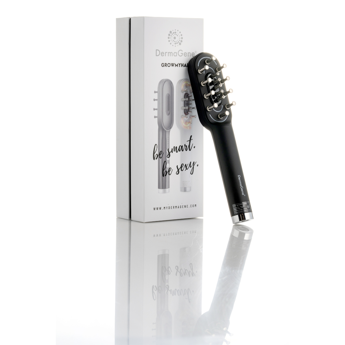 Grow My Hair 3-in-1 Anti-Haarausfall-Haarstärkungs- und Haarpflegekamm (SCHWARZ)