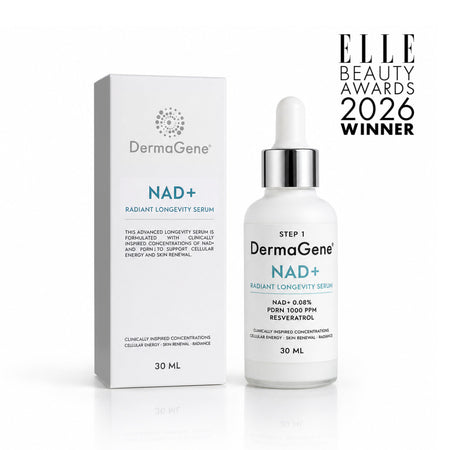 DermaGene® NAD⁺ Radiant Longevity Serum 0,08 % NAD⁺ + 1000 ppm PDRN Anti-Aging Straffungsserum