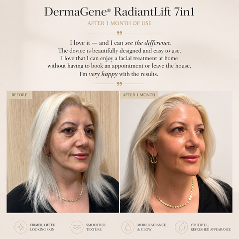 DermaGene® RadiantLift 7in1 RF & EMS Gesichtsstraffungsgerät