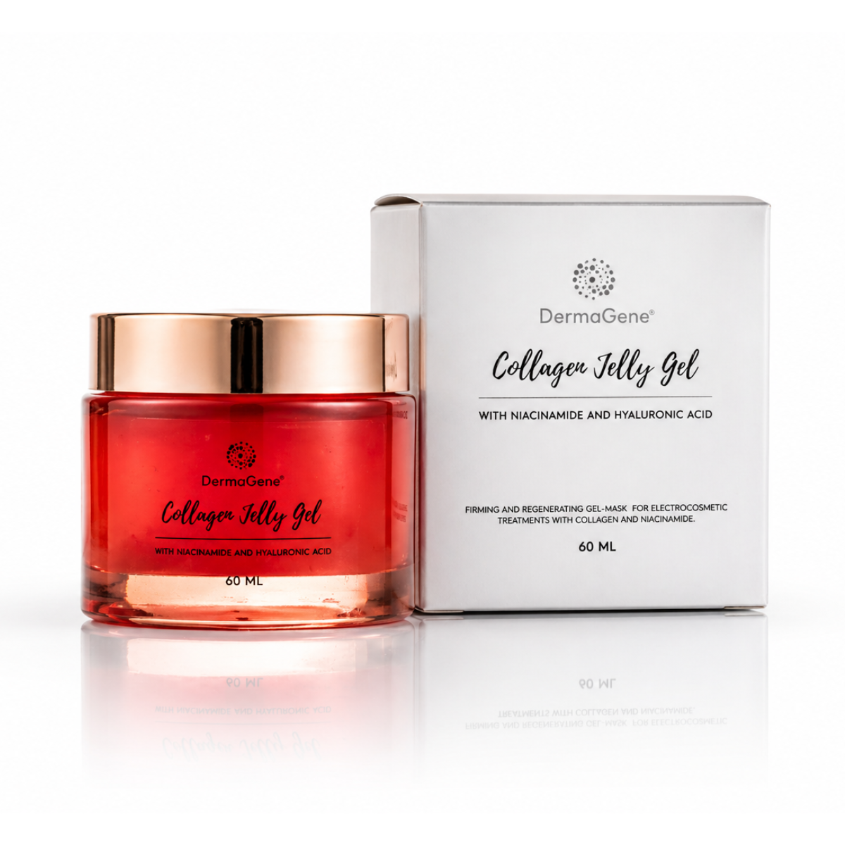 Leitfähiges Kollagen-Gel mit Niacinamid und Hyaluronsäure