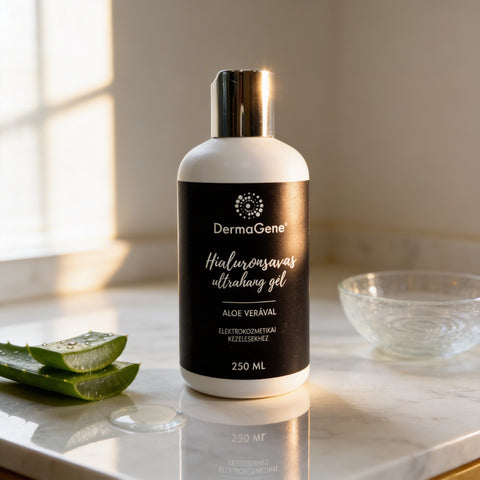 DermaGene Hyaluronsäure leitendes Gel mit Aloe Vera (250ml)