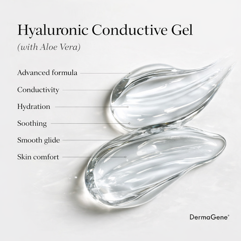 DermaGene Hyaluronsäure leitendes Gel mit Aloe Vera (250ml)