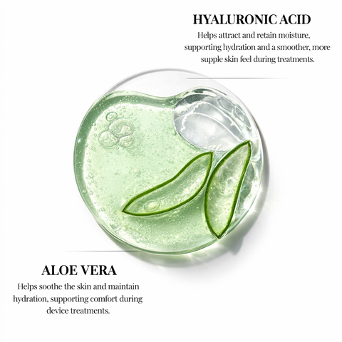 DermaGene Hyaluronsäure leitendes Gel mit Aloe Vera (1L)
