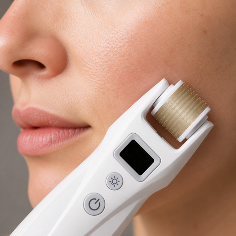 DermaGene® MicroLuxe 4-in-1 Mikronadel-Gerät mit LED & Mikrostrom