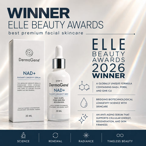 DermaGene® Clinical Longevity 3-Schritte Hauterneuerungssystem – NAD+ Serum, PDRN Recovery Cream & Bio-Kollagen Weekly Reset Mask