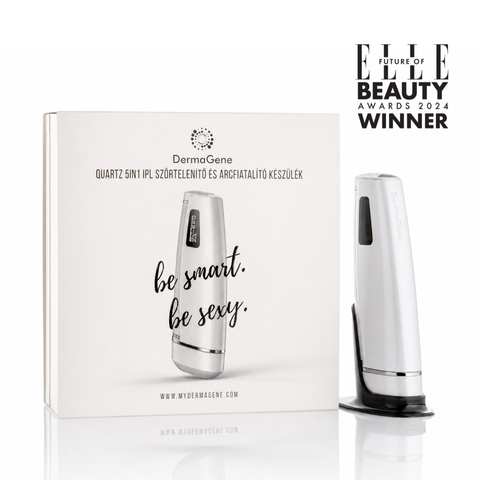 DermaGene Quartz 5in1 IPL Professionelles System zur Haarreduktion & Hautverjüngung
